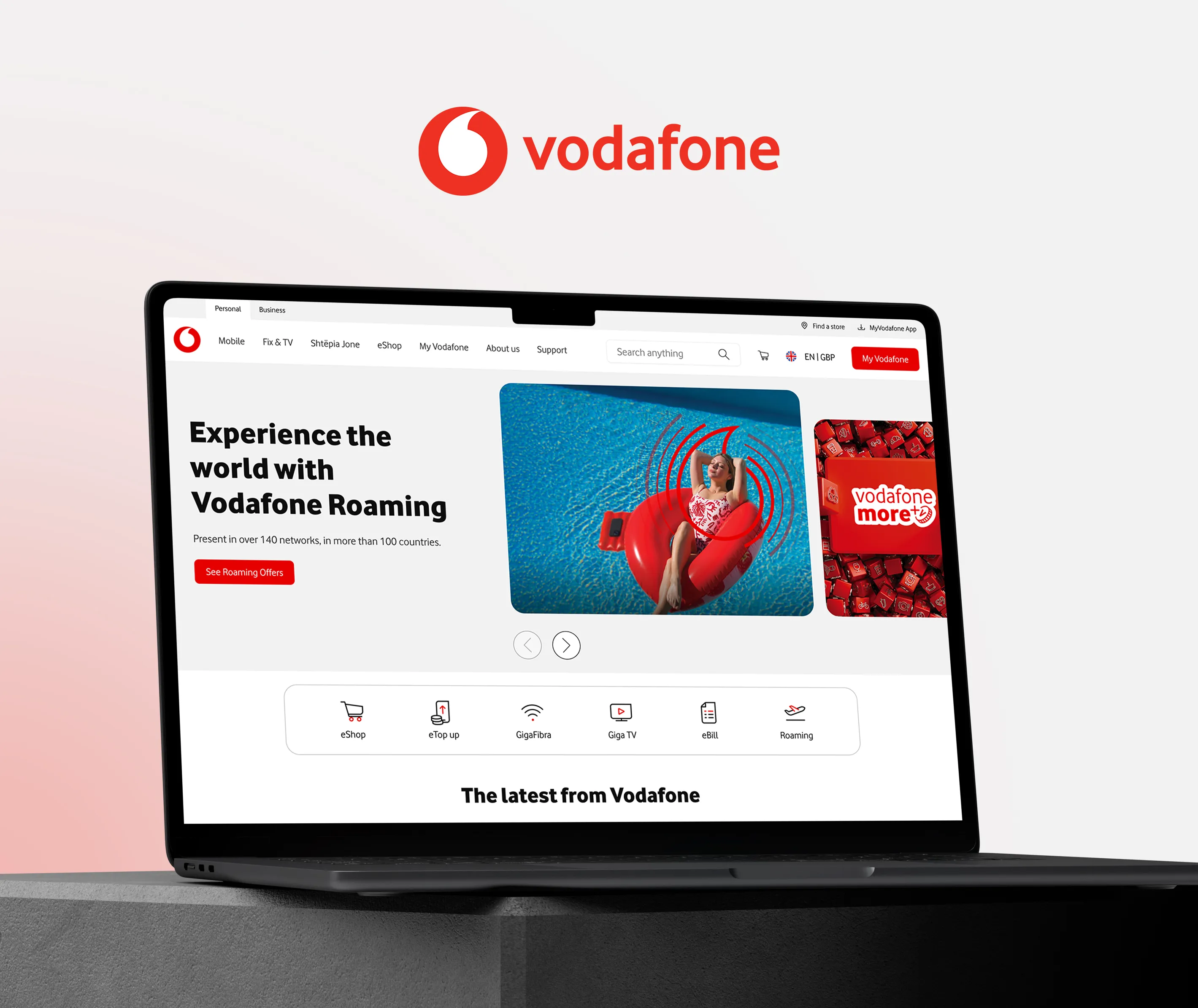 Vodafone Albania Web